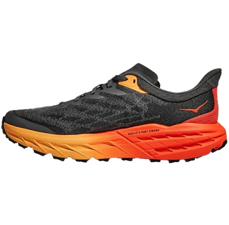 Hoka One One Men's Speedgoat 5 Wide Castlerock/Flame-1